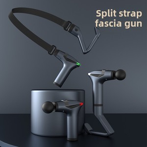 Pistolet de massage vibrant multifonctionnel avec poignée détachable et bande de traction divisée pour le corps, la taille et la tête, idéal pour l'entraînement transfrontalier. - Product Image 4