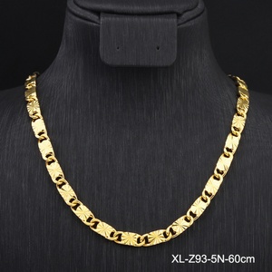 Chaînes en laiton de luxe JXX en gros, style hip-hop pour hommes, plaquées or, longues de 45 cm/50 cm/60 cm, style tendance, vente chaude - Product Image 4