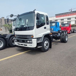 Qingling Isuzu FTR 10-15ton <span class=keywords><strong>Chassis</strong></span> lebar kabin dengan tempat tidur Euro 5 4HK1 mesin harga murah - Product Image 2
