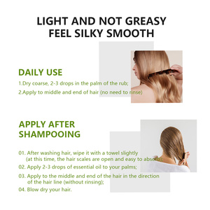 Aceite de almendras de ricino orgánico Natural 100%, suero para el cuidado del cuero cabelludo de etiqueta privada para hombres y mujeres, tratamiento para el crecimiento del cabello rizado - Product Image 3