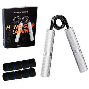 Renforceur de préhension noir et renforceur de bras avec poignée à manivelle pour l'entraînement sportif et la musculation des mains - Product Image 4