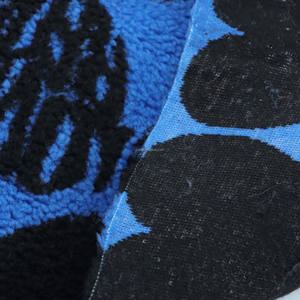 Reciclado 100 poliéster Sherpa lana <span class=keywords><strong>de</strong></span> cordero polar Jacquard multicolor personalizado tela zapatos sombreros juguetes Textiles para el hogar almohadas bolsas - Product Image 4