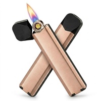Briquet électronique tendance 2026 grande capacité (25 unités) style classique avec affichage LED et lumière RGB, livraison DDP Europe