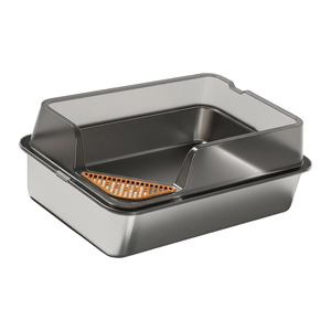 Factory Wholesale Extra Large <b>Litter</b> Box for Big <b>Cats</b> Anti-Urine Leakage Easy Cleaning Stainless Steel <b>Cat</b> Toilet with Lid - Product Image 2