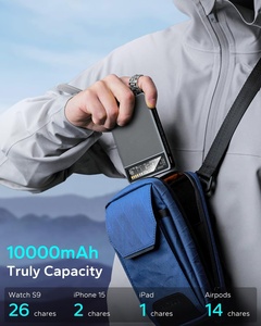 2025 New 15 Wát Magnetic không dây sạc Slim ngân hàng điện cầm tay pd20w nhanh sạc ánh sáng hiển thị trong suốt thành phần - Product Image 6