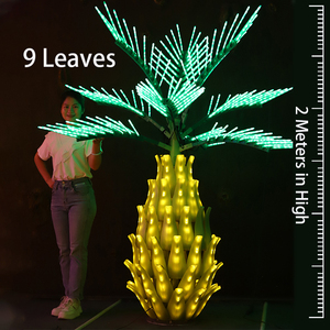 Cocotier extérieur décoration de vacances de Noël blanc chaud ananas palmier thème éclairage décoratif avec indice IP65 - Product Image 5