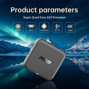 Reproductor de red 4K de alta definición, decodificador de TV personalizable, Android 14, proyector de pantalla inalámbrico, caja de TV, procesador de cuatro núcleos - Product Image 4