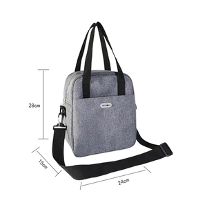 Sacs isothermes personnalisés en PEVA Oxford OEM pour le camping en plein air, fabriqués en usine, portables, avec bandoulière unique, pour le déjeuner - Product Image 4