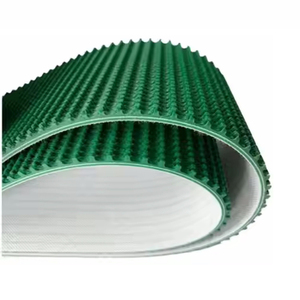 Geribbelde Diamant Gestippeld Patroon Groene Pvc Ruwe <span class=keywords><strong>Top</strong></span> Transportband - Product Image 1