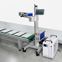 Machine de marquage laser UV CRS nouvelle génération DXF/AI/DST pour date de péremption permanente, logo, numéro de lot, codeur pour boîtes d'emballage en ligne CE