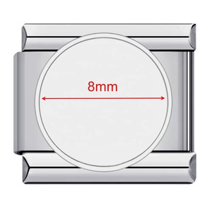 Italian <b>Charm</b> Bracelet & <b>Bangles</b> DIY Cute Fresh Funny Fashion Jewelry Stainless Steel Platinum Plated Trendy Unisex Gift Custom - Product Image 6