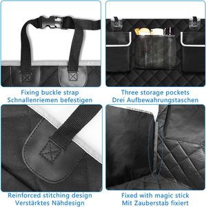 Housse de <span class=keywords><strong>coffre</strong></span> imperméable pour <span class=keywords><strong>chien</strong></span>, pour SUV et camions, antidérapante, avec poches, protection contre les rayures, pour grands chiens - Product Image 4