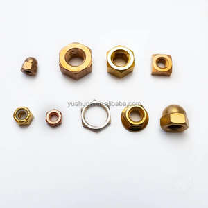 Yushung Bronz Somunlar Silikon Bronz Tırtıklı Flanşlı Altıgen Somunlar İngiliz Dişlileriyle 1/4 inçten 3/4 inçe - Product Image 3