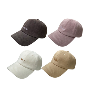 批发户外运动棒球帽定制刺绣标志可调尺寸可洗无结构爸爸帽 - Product Image 2