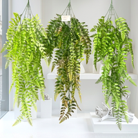 Plante artificielle murale suspendue, type lierre, pour décoration de fenêtre, maison, mariage, salon, branches colorées, plâtre de plafond