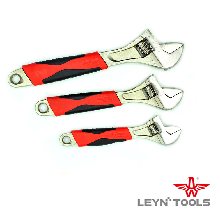 High adjustable Angle wrench magic spanner with double color handle