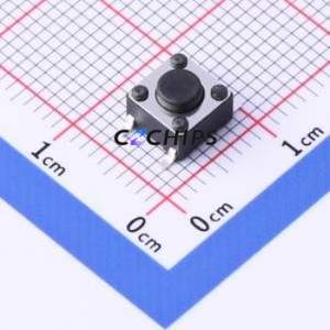 TSD003A04526A02 Tactile Switch SMD-4P,6x6mm Switch Round Button 2.6N Vertical Mount 6mm - Product Image 1