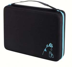 Étui de rangement portable et tendance sur mesure pour le voyage, avec fermeture éclair et rembourrage en mousse EVA pour huiles essentielles, vente en gros - Product Image 1