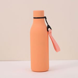 Gourde isotherme à petite ouverture, design américain, en acier inoxydable avec sangle de transport pour pique-nique, camping et activités de plein air - Product Image 5