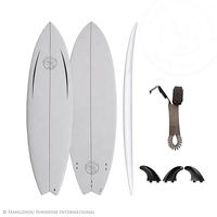 Planches de surf en mousse époxy, blanc, usine