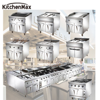 Peralatan Dapur Restoran Komersial KitchenMax dari Baja Anti Karat Ideal untuk Dapur Cepat Saji dan Dapur Industri