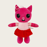 Ensemble de jouets en peluche Magicien Clown et Amis, super doux, animaux en peluche, poupées, jouet éducatif pour enfants