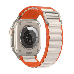 สำหรับแอปเปิ้ลอัลไพน์ตะขอและห่วงสายนาฬิกาทอไนลอนถัก40มม. 41มม. 42มม. 45มม. ไทเทเนียม G-<span class=keywords><strong>Hook</strong></span> กีฬาสำหรับ iWatch ซีรีส์10 - Product Image 4