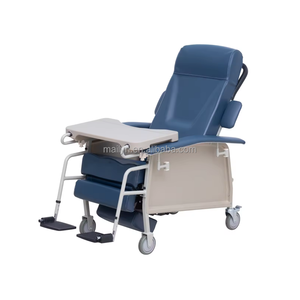 <span class=keywords><strong>Fauteuil</strong></span> inclinable <span class=keywords><strong>médical</strong></span> pour personnes <span class=keywords><strong>âgée</strong></span>s, utilisation en hôpital/clinique, <span class=keywords><strong>fauteuil</strong></span> de soins réglable, table rabattable, roues de 5 pouces, cuir PVC, pratique - Product Image 3