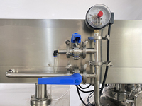Machine automatique de fabrication de lotion solaire homogénéisante, crème éclaircissante, mélangeur à cisaillement élevé sous vide pour les cosmétiques
