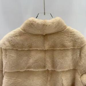 Date Canade Pastel <span class=keywords><strong>Beige</strong></span> Importé Fourrure De Vison Style <span class=keywords><strong>Court</strong></span> Horizontal Fourrure De Vison Manteau Femmes - Product Image 6