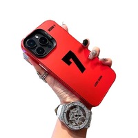 Coque Premium Compatible avec iPhone 17 16 Pro Max Rouge Chinois 15 Nouveau 14/13 Apple 12 Protection Magnétique PC