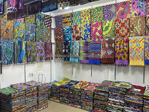 Tissus africains bio UNI/<span class=keywords><strong>Wax</strong></span> imprimé Ankara <span class=keywords><strong>Pagne</strong></span> <span class=keywords><strong>motif</strong></span> batik pour chemises et sacs Tissé Nouveau Coton ciré imprimé - Product Image 5