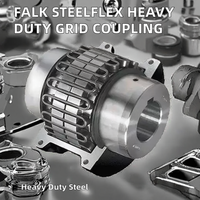 FALK Steelflex Joint rigide à ressort en spirale robuste de rechange OEM pour machines minières, cimentières et métallurgiques, alésage 30 mm, 5000 tr/min