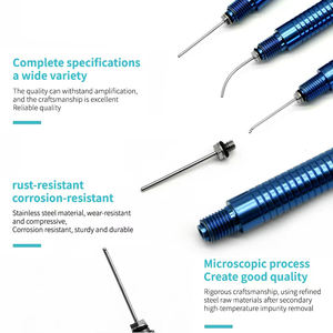 เครื่องมือผ่าตัดตาสำหรับการฉีดล้าง คีมจับแบบมีฟันสำหรับการผ่าตัดภายในตาและจอประสาทตา คุณภาพระดับมืออาชีพ พร้อมด้ามจับแบบ I/A - Product Image 2