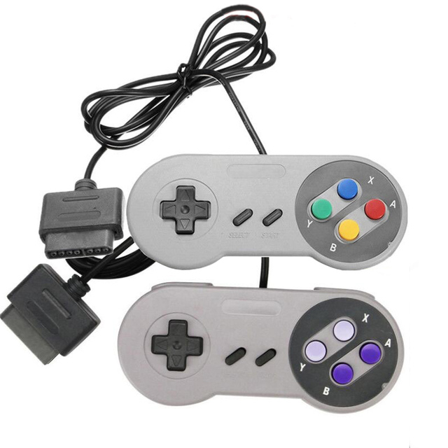 SNES Super Retro Gaming Wired Controller Gamepad for Nintendo SNES