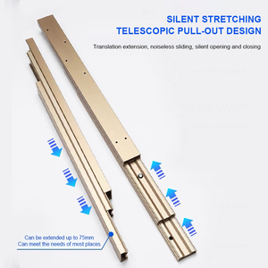 Extender Slide Rail System e strass-Out cucine Hardware Console scorrevole da pranzo meccanismo in alluminio tavolo allungabile regolabile - Product Image 2