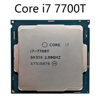 Processeur Intel Core i7 7700T 7ème génération, CPU d'origine reconditionné, grade A, testé, 2.9GHz, LGA1151, pour ordinateur de bureau