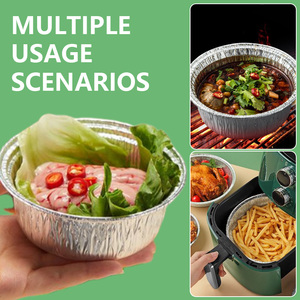 ภาชนะบรรจุอาหารแบบฟอยล์ใช้แล้วทิ้งผลิตภัณฑ์เส้นผมใหม่ - Product Image 4