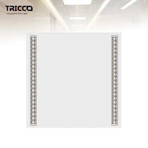 แผงไฟ LED แบบบางขนาด25W/48W 60x60แผงไฟ LED ติดพื้นผิวภายในอาคารจาก Trieco