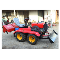 Mini tracteur chenillé électrique, tracteur agricole chenillé pour utilisation agricole, fourniture d'usine