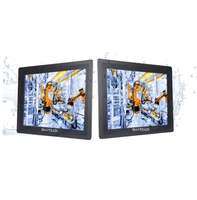 Sharevdi Écran tactile industriel tout-en-un Full HD Android étanche IP65 avec processeur Core i5 1145G7 de 10,4'' 15'' 15,6'' 21,5'' pouces