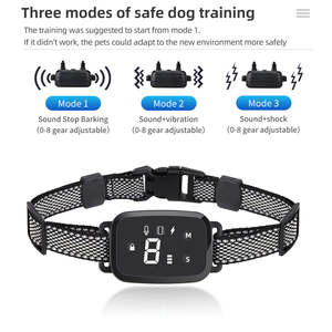 OKKPETS 2025 a Mazon Top Seller Stop Barking <span class=keywords><strong>Collier</strong></span> de chien No Bark Control Collars <span class=keywords><strong>Collier</strong></span> <span class=keywords><strong>anti</strong></span>-<span class=keywords><strong>aboiement</strong></span> innovant pour chien avec écran LED - Product Image 2