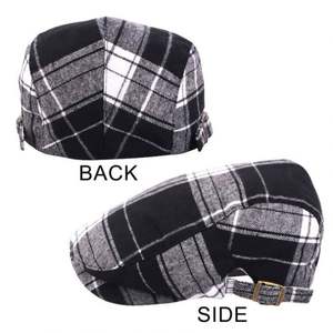 Gorras de Boina de Nuevo Estilo con Color Caramelo, para las Cuatro Estaciones, Unisex, de Algodón, Ajustables - Product Image 3