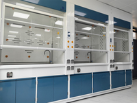 Hotte de laboratoire moderne en acier inoxydable sur mesure pour les laboratoires chimiques dans les écoles et les hôpitaux