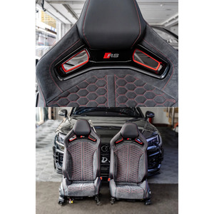 Sièges de voiture de luxe en fibre de carbone de haute qualité pour RS4 B9 B9.5, style sport, sièges de course - Product Image 1