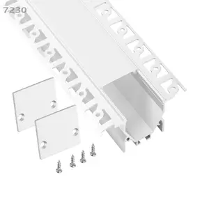 Embedded led wire lamp high quality aluminum profile ash aluminum profile edge sealing profile shell gypsum board l aluminum