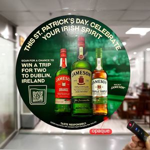 Pegatinas Personalizadas para Ventanas de Tiendas y Oficinas, Impresión Digital con Logotipo, Resistentes al Agua y a los Rayos UV, Adhesivo Fuerte, Laminadas - Product Image 3