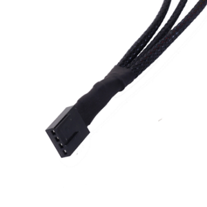 PC Fan 4Pin uzatma kablosu 1 ila <span class=keywords><strong>3</strong></span> PWM Fan Splitter kablo PC kasa Fan adaptör kablosu 27cm - Product Image 3