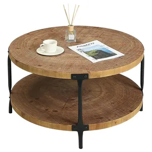 Mesa de café clássica moderna luxuosa, venda quente de madeira sólida mesa de café