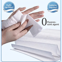 Papier mouchoir multi-pli gaufré en gros, papier mouchoir gaufré de bonne qualité, serviette en papier gaufré
